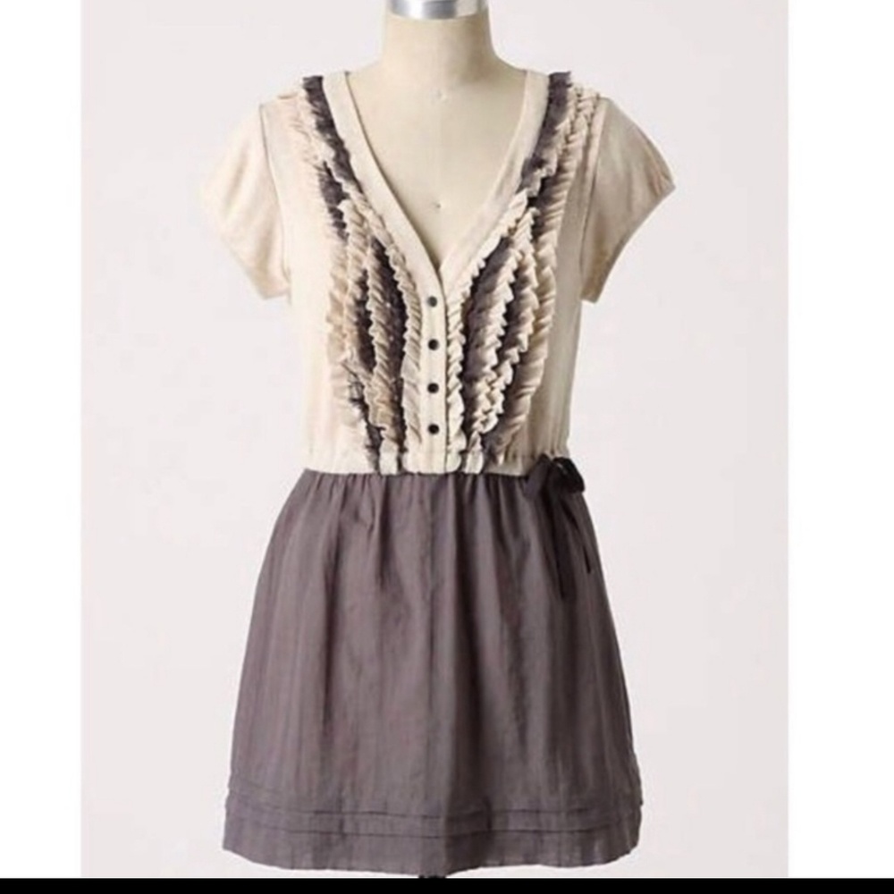 Anthroplogie one September ruffles everywhere top